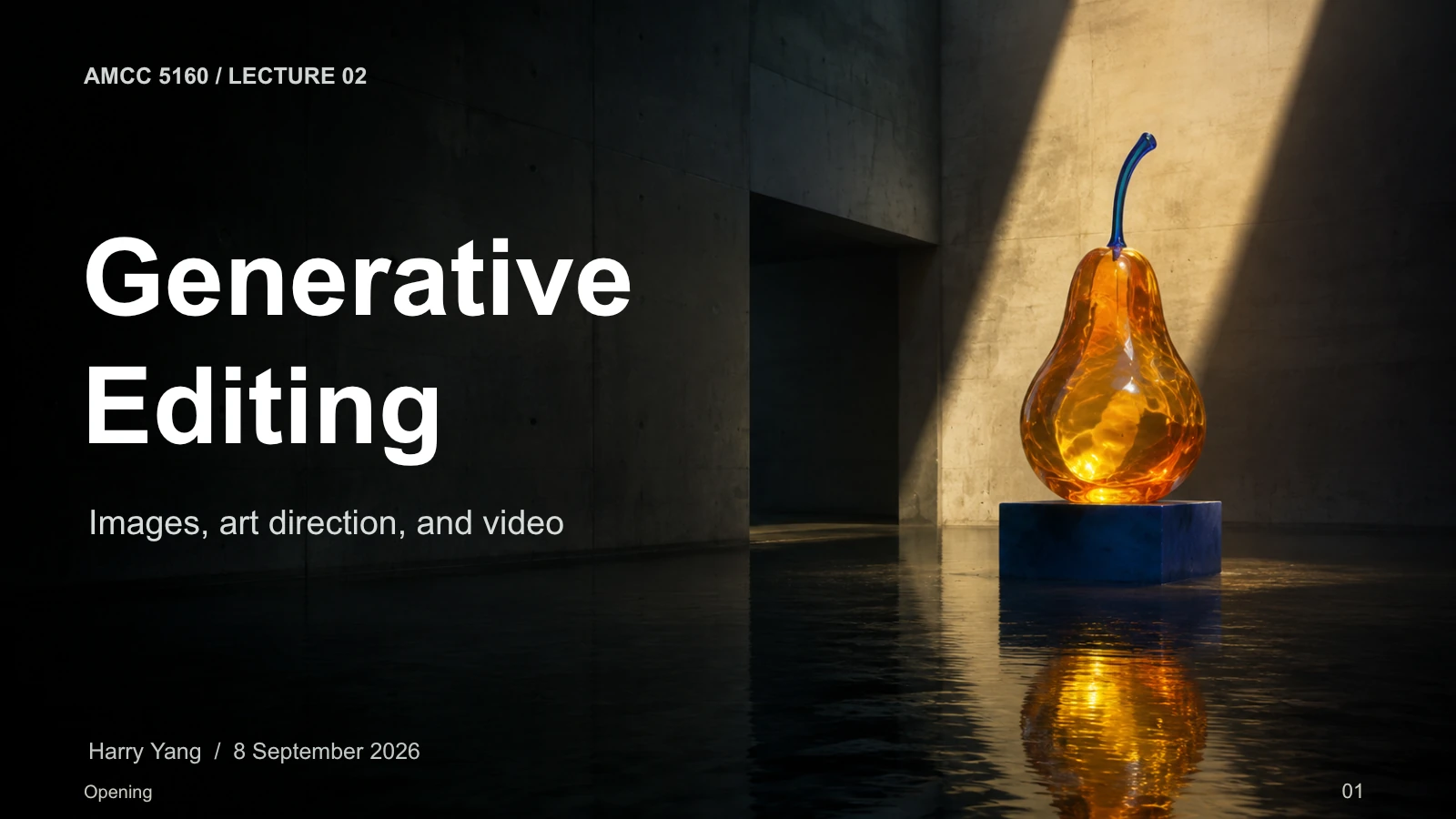 Slide 1: Generative editing