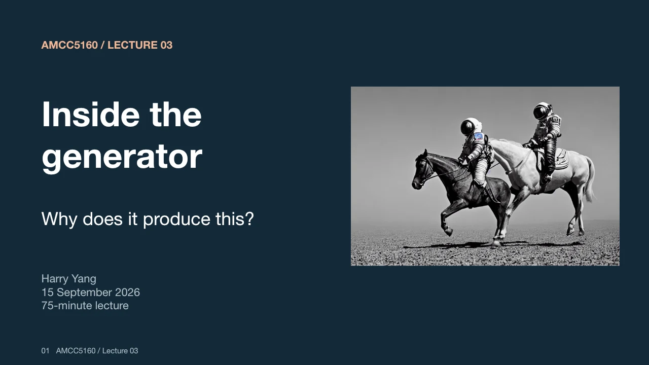 Slide 1: Inside the generator