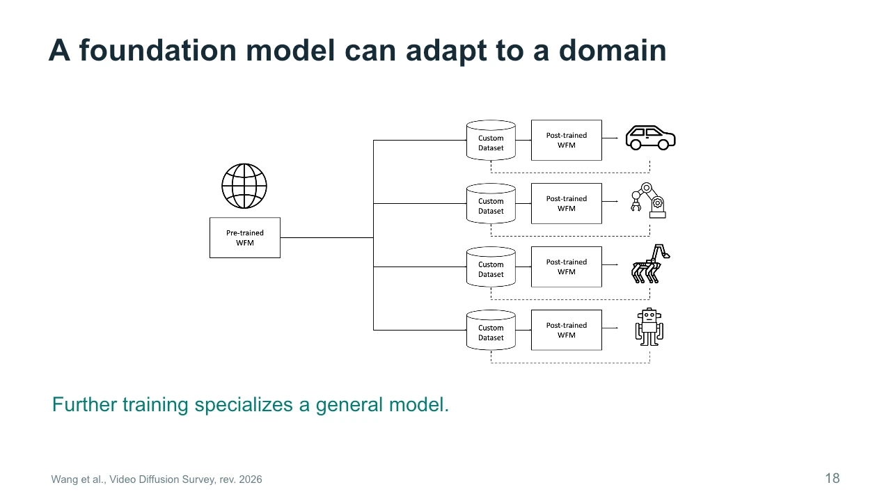 Slide 18: A foundation model can adapt to a domain