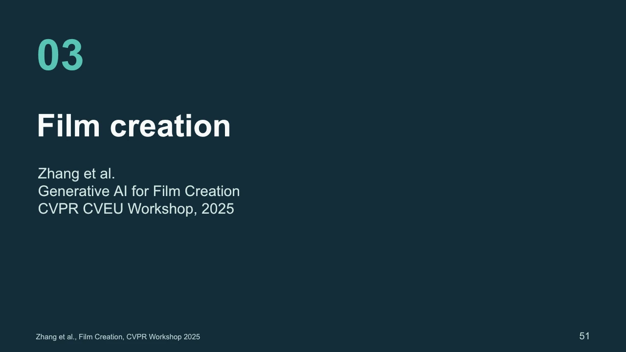 Slide 51: Film creation