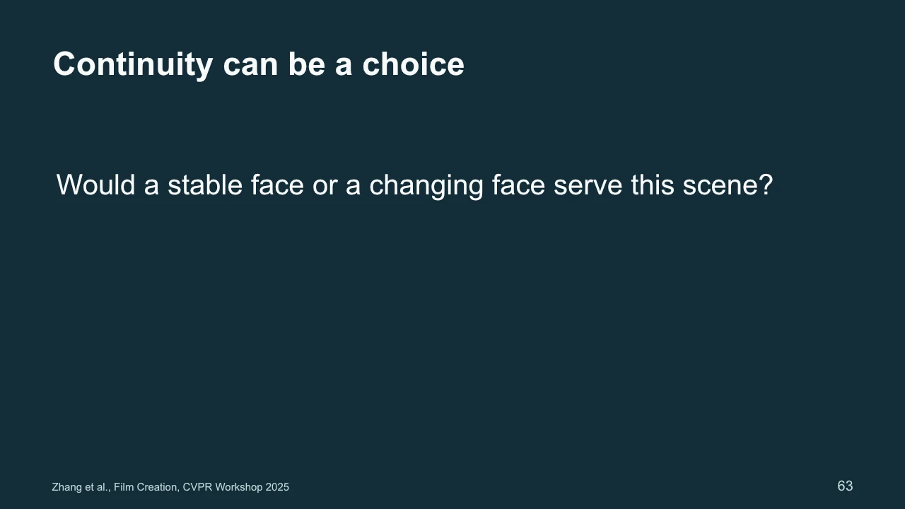 Slide 63: Continuity can be a choice