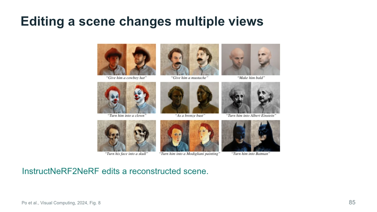 Slide 85: Editing a scene changes multiple views
