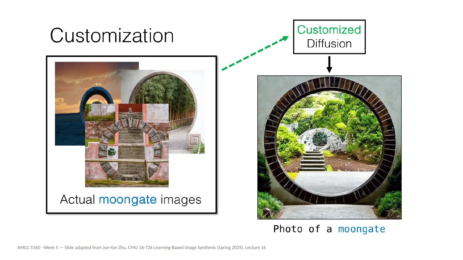 Slide 9: The customized model