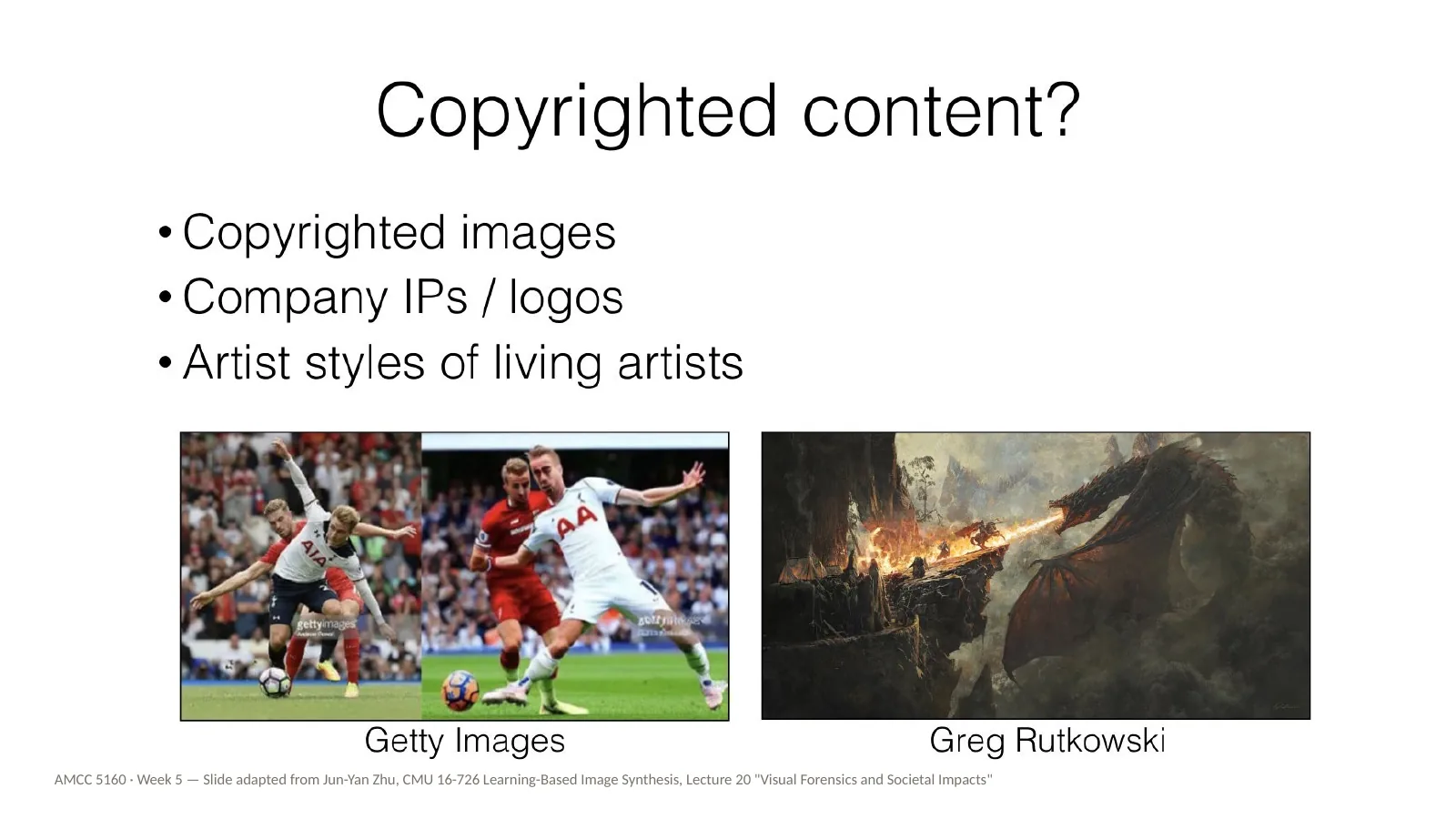 Slide 15: Copyrighted content?