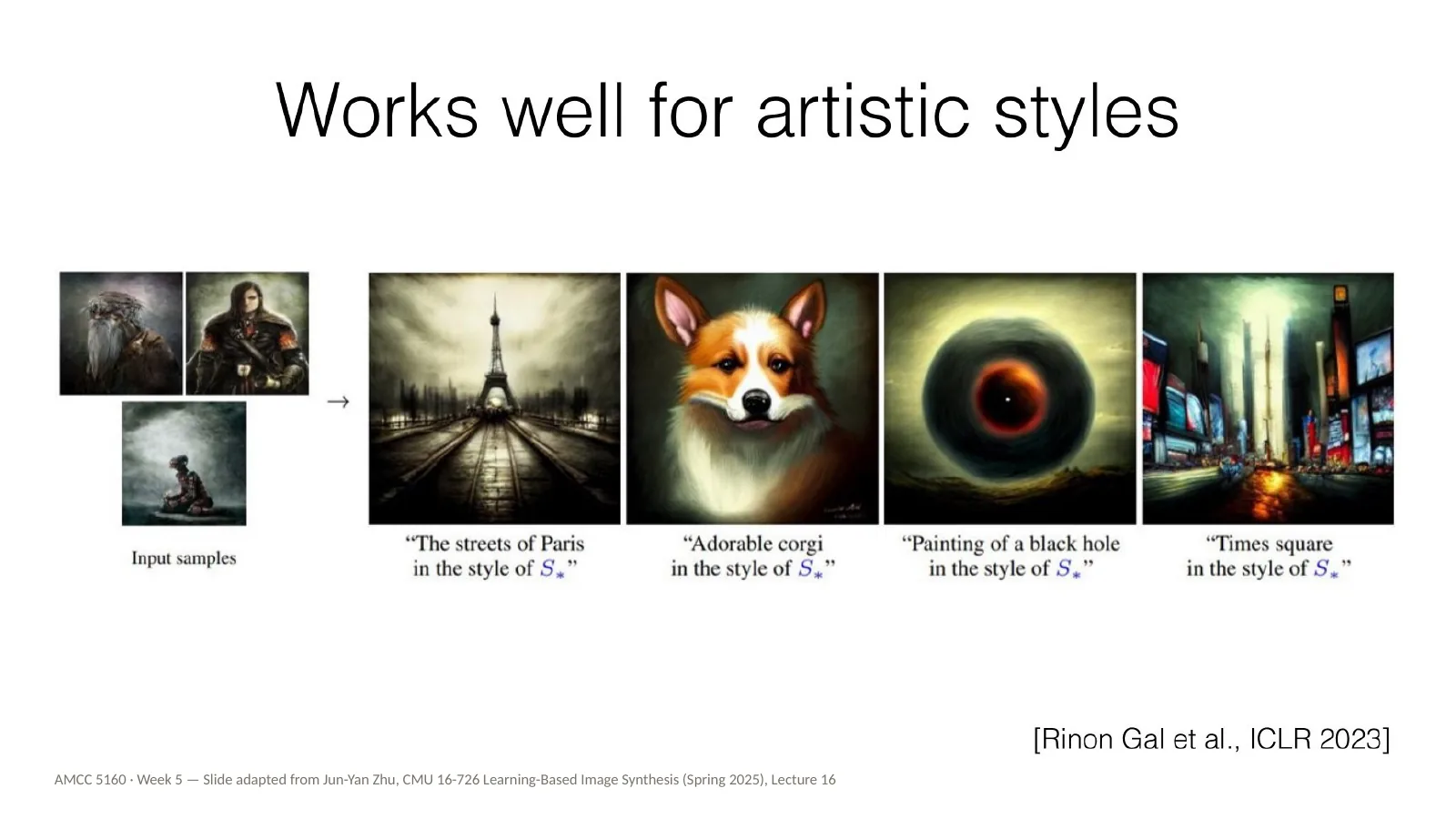 Slide 21: Works well for artistic styles