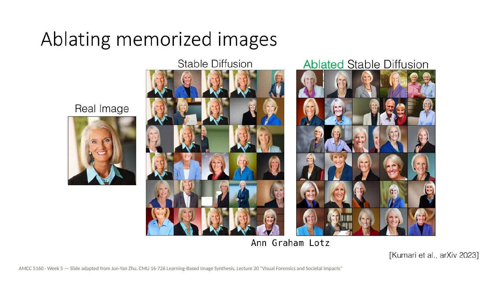 Slide 57: Ablating memorized images (2)